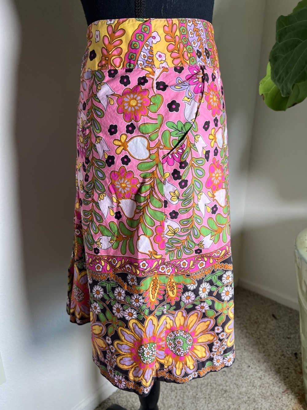 CAbi Women’s Vintage Y2K Ashbury Floral High Rise A-Line Pleated Skirt Size 4 - Picture 4 of 16